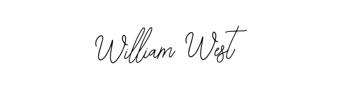 Design your own signature with our free online signature maker. With this signature software, you can create a handwritten (Bearetta-2O07w) signature for name William West. William West signature style 12 images and pictures png