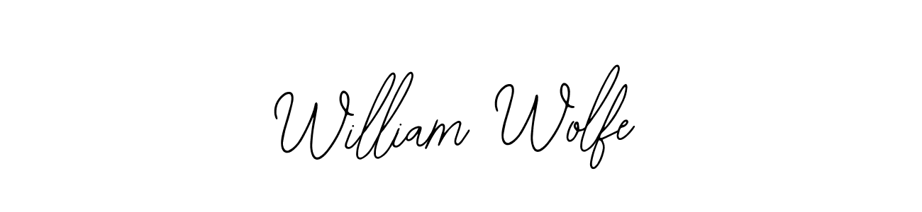 It looks lik you need a new signature style for name William Wolfe. Design unique handwritten (Bearetta-2O07w) signature with our free signature maker in just a few clicks. William Wolfe signature style 12 images and pictures png