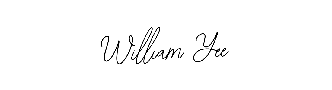 Bearetta-2O07w is a professional signature style that is perfect for those who want to add a touch of class to their signature. It is also a great choice for those who want to make their signature more unique. Get William Yee name to fancy signature for free. William Yee signature style 12 images and pictures png