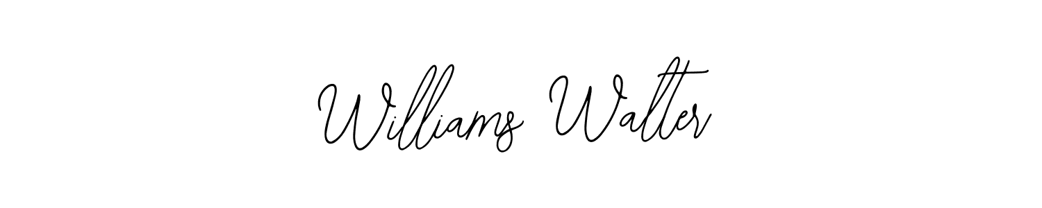 Make a beautiful signature design for name Williams Walter. With this signature (Bearetta-2O07w) style, you can create a handwritten signature for free. Williams Walter signature style 12 images and pictures png