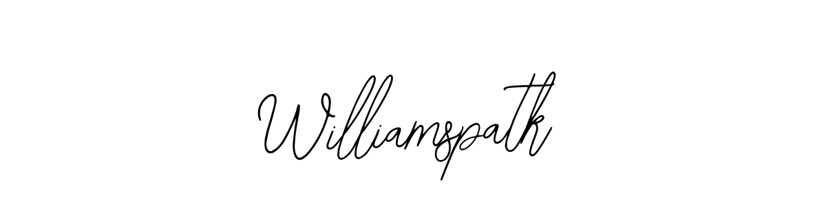 Also we have Williamspatk name is the best signature style. Create professional handwritten signature collection using Bearetta-2O07w autograph style. Williamspatk signature style 12 images and pictures png