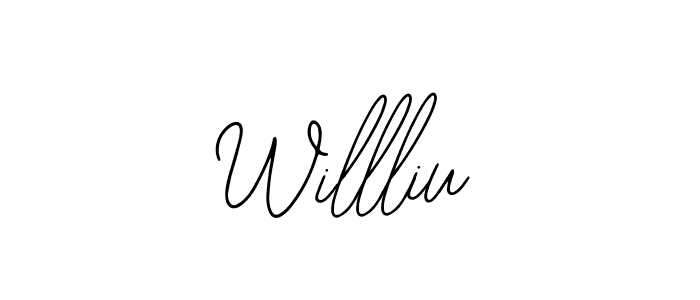 Make a beautiful signature design for name Willliu. Use this online signature maker to create a handwritten signature for free. Willliu signature style 12 images and pictures png