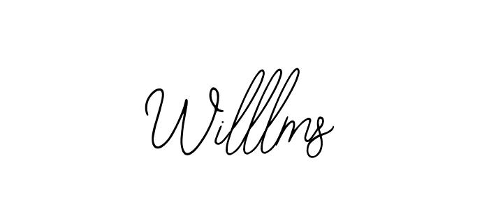 Also we have Willlms name is the best signature style. Create professional handwritten signature collection using Bearetta-2O07w autograph style. Willlms signature style 12 images and pictures png
