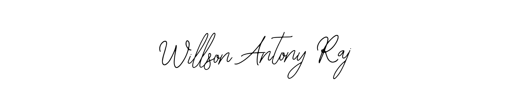 if you are searching for the best signature style for your name Willson Antony Raj. so please give up your signature search. here we have designed multiple signature styles  using Bearetta-2O07w. Willson Antony Raj signature style 12 images and pictures png