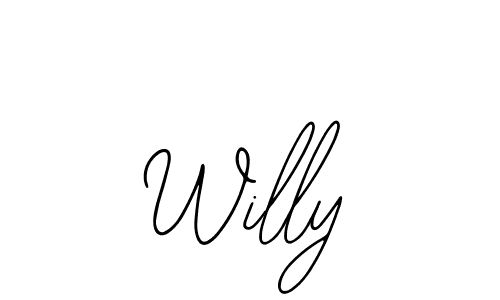 You should practise on your own different ways (Bearetta-2O07w) to write your name (Willy) in signature. don't let someone else do it for you. Willy signature style 12 images and pictures png