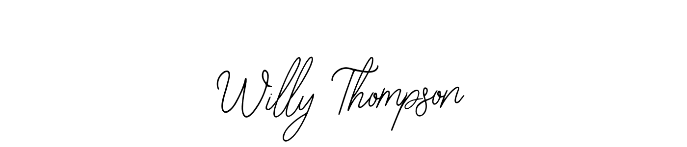 Make a beautiful signature design for name Willy Thompson. Use this online signature maker to create a handwritten signature for free. Willy Thompson signature style 12 images and pictures png