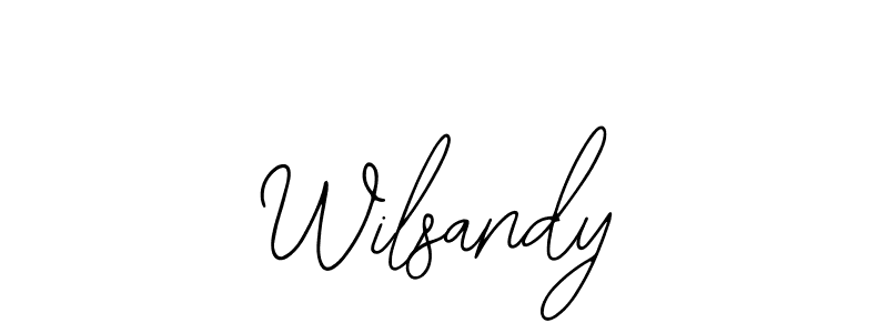 How to make Wilsandy signature? Bearetta-2O07w is a professional autograph style. Create handwritten signature for Wilsandy name. Wilsandy signature style 12 images and pictures png