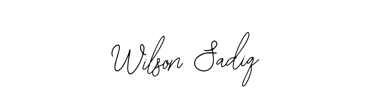 Here are the top 10 professional signature styles for the name Wilson Sadiq. These are the best autograph styles you can use for your name. Wilson Sadiq signature style 12 images and pictures png