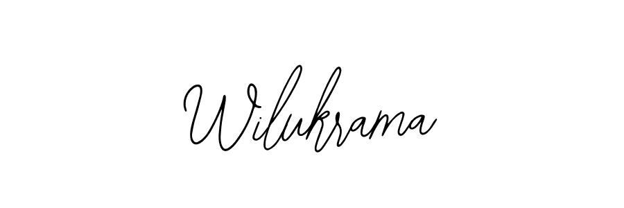 if you are searching for the best signature style for your name Wilukrama. so please give up your signature search. here we have designed multiple signature styles  using Bearetta-2O07w. Wilukrama signature style 12 images and pictures png