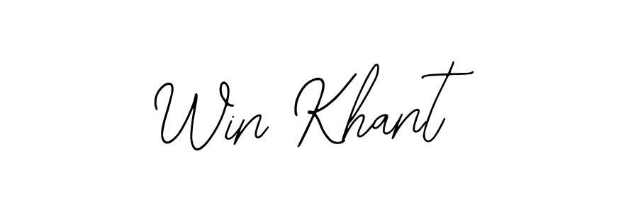 Make a beautiful signature design for name Win Khant. Use this online signature maker to create a handwritten signature for free. Win Khant signature style 12 images and pictures png