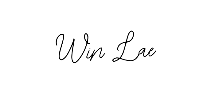 Win Lae stylish signature style. Best Handwritten Sign (Bearetta-2O07w) for my name. Handwritten Signature Collection Ideas for my name Win Lae. Win Lae signature style 12 images and pictures png