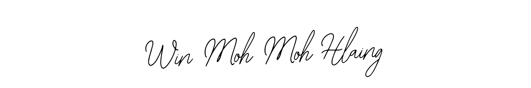 Win Moh Moh Hlaing stylish signature style. Best Handwritten Sign (Bearetta-2O07w) for my name. Handwritten Signature Collection Ideas for my name Win Moh Moh Hlaing. Win Moh Moh Hlaing signature style 12 images and pictures png