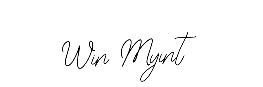 Make a beautiful signature design for name Win Myint. With this signature (Bearetta-2O07w) style, you can create a handwritten signature for free. Win Myint signature style 12 images and pictures png