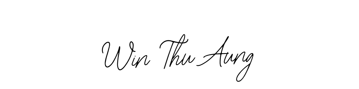 How to Draw Win Thu Aung signature style? Bearetta-2O07w is a latest design signature styles for name Win Thu Aung. Win Thu Aung signature style 12 images and pictures png