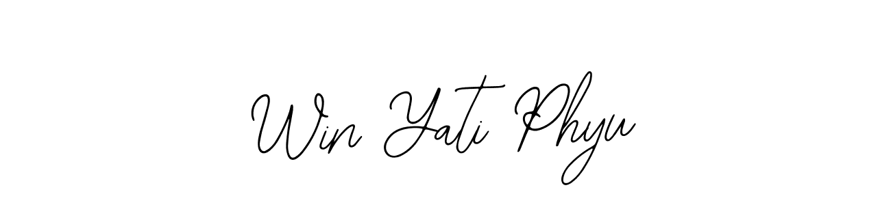 How to make Win Yati Phyu signature? Bearetta-2O07w is a professional autograph style. Create handwritten signature for Win Yati Phyu name. Win Yati Phyu signature style 12 images and pictures png