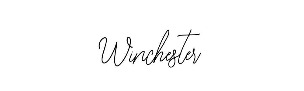 How to make Winchester name signature. Use Bearetta-2O07w style for creating short signs online. This is the latest handwritten sign. Winchester signature style 12 images and pictures png