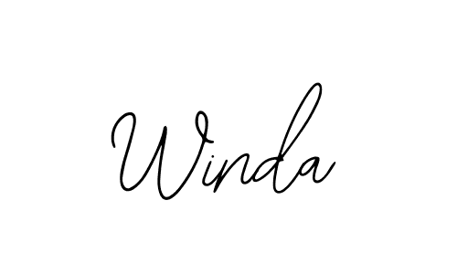 Also we have Winda name is the best signature style. Create professional handwritten signature collection using Bearetta-2O07w autograph style. Winda signature style 12 images and pictures png