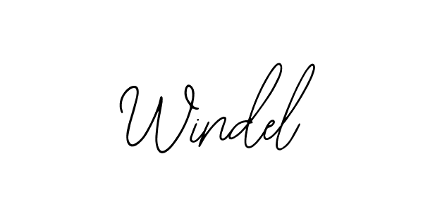 Use a signature maker to create a handwritten signature online. With this signature software, you can design (Bearetta-2O07w) your own signature for name Windel. Windel signature style 12 images and pictures png