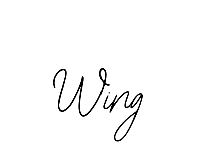 It looks lik you need a new signature style for name Wing. Design unique handwritten (Bearetta-2O07w) signature with our free signature maker in just a few clicks. Wing signature style 12 images and pictures png