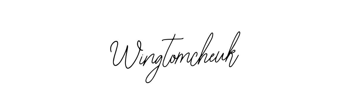 It looks lik you need a new signature style for name Wingtomcheuk. Design unique handwritten (Bearetta-2O07w) signature with our free signature maker in just a few clicks. Wingtomcheuk signature style 12 images and pictures png