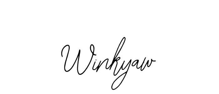 Here are the top 10 professional signature styles for the name Winkyaw. These are the best autograph styles you can use for your name. Winkyaw signature style 12 images and pictures png