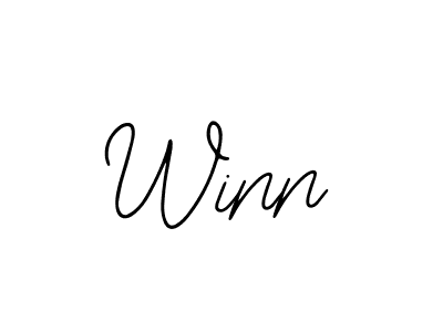 How to make Winn signature? Bearetta-2O07w is a professional autograph style. Create handwritten signature for Winn name. Winn signature style 12 images and pictures png