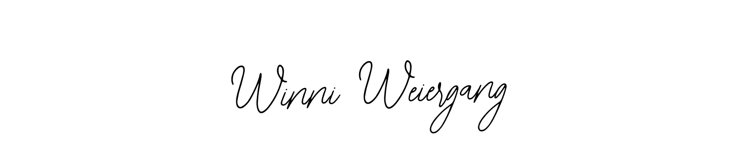 Check out images of Autograph of Winni Weiergang name. Actor Winni Weiergang Signature Style. Bearetta-2O07w is a professional sign style online. Winni Weiergang signature style 12 images and pictures png