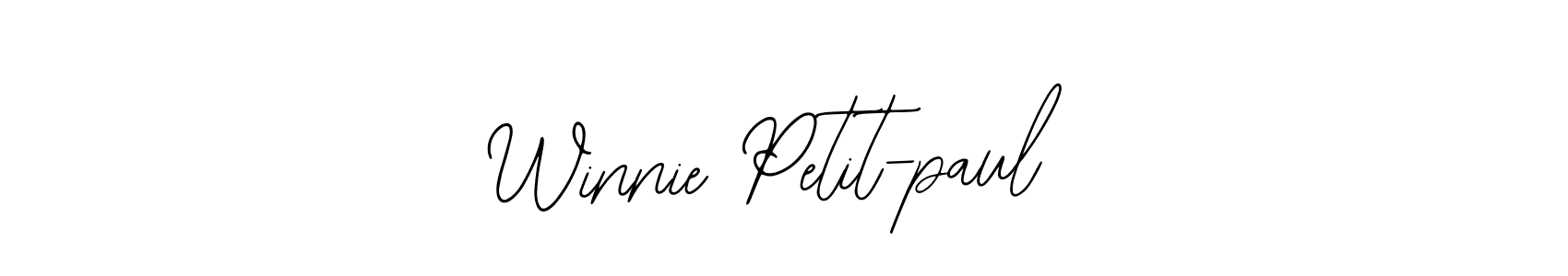 Winnie Petit-paul stylish signature style. Best Handwritten Sign (Bearetta-2O07w) for my name. Handwritten Signature Collection Ideas for my name Winnie Petit-paul. Winnie Petit-paul signature style 12 images and pictures png