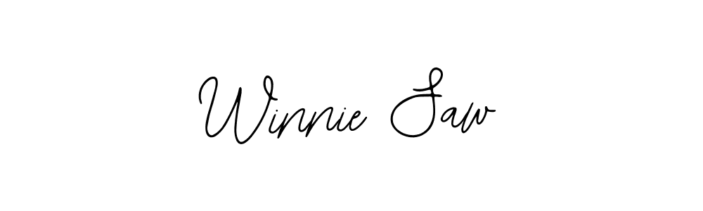 Winnie Saw stylish signature style. Best Handwritten Sign (Bearetta-2O07w) for my name. Handwritten Signature Collection Ideas for my name Winnie Saw. Winnie Saw signature style 12 images and pictures png