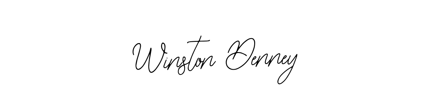 The best way (Bearetta-2O07w) to make a short signature is to pick only two or three words in your name. The name Winston Denney include a total of six letters. For converting this name. Winston Denney signature style 12 images and pictures png