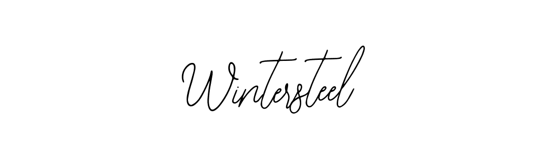 Also we have Wintersteel name is the best signature style. Create professional handwritten signature collection using Bearetta-2O07w autograph style. Wintersteel signature style 12 images and pictures png