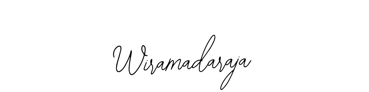 Make a beautiful signature design for name Wiramadaraja. With this signature (Bearetta-2O07w) style, you can create a handwritten signature for free. Wiramadaraja signature style 12 images and pictures png