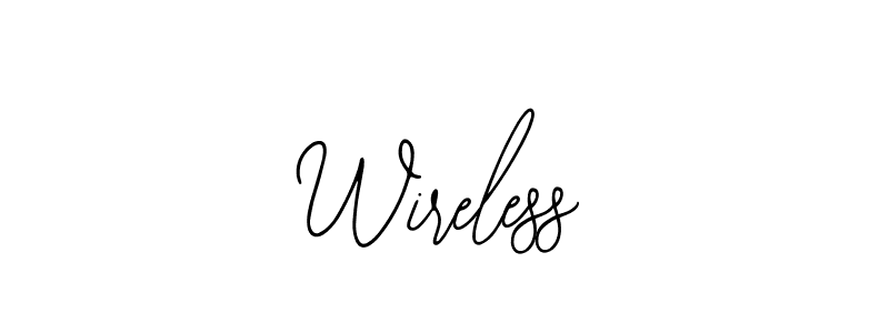 You should practise on your own different ways (Bearetta-2O07w) to write your name (Wireless) in signature. don't let someone else do it for you. Wireless signature style 12 images and pictures png