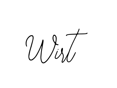 Also we have Wirt name is the best signature style. Create professional handwritten signature collection using Bearetta-2O07w autograph style. Wirt signature style 12 images and pictures png