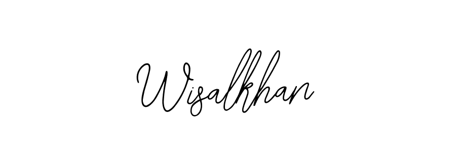 Use a signature maker to create a handwritten signature online. With this signature software, you can design (Bearetta-2O07w) your own signature for name Wisalkhan. Wisalkhan signature style 12 images and pictures png