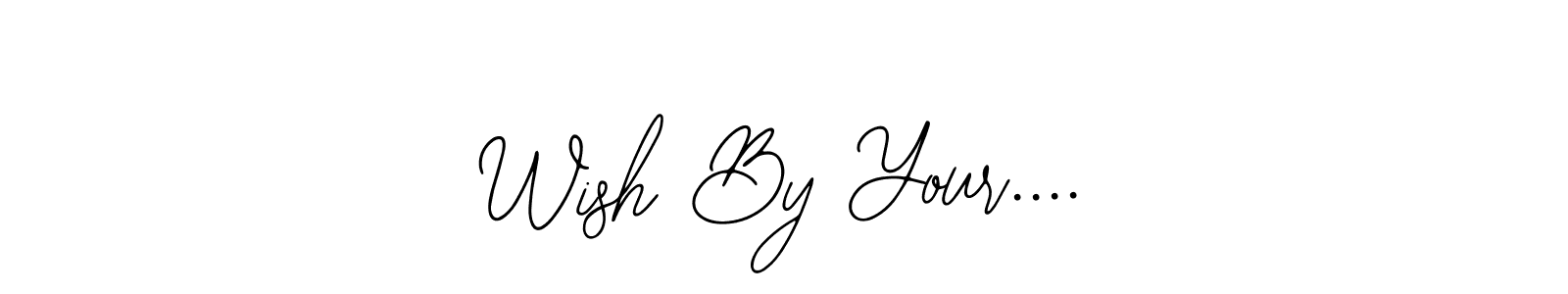 The best way (Bearetta-2O07w) to make a short signature is to pick only two or three words in your name. The name Wish By Your.... include a total of six letters. For converting this name. Wish By Your.... signature style 12 images and pictures png