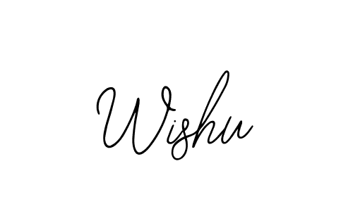 Use a signature maker to create a handwritten signature online. With this signature software, you can design (Bearetta-2O07w) your own signature for name Wishu. Wishu signature style 12 images and pictures png