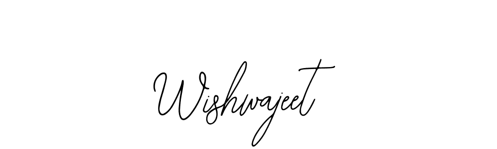 Use a signature maker to create a handwritten signature online. With this signature software, you can design (Bearetta-2O07w) your own signature for name Wishwajeet. Wishwajeet signature style 12 images and pictures png