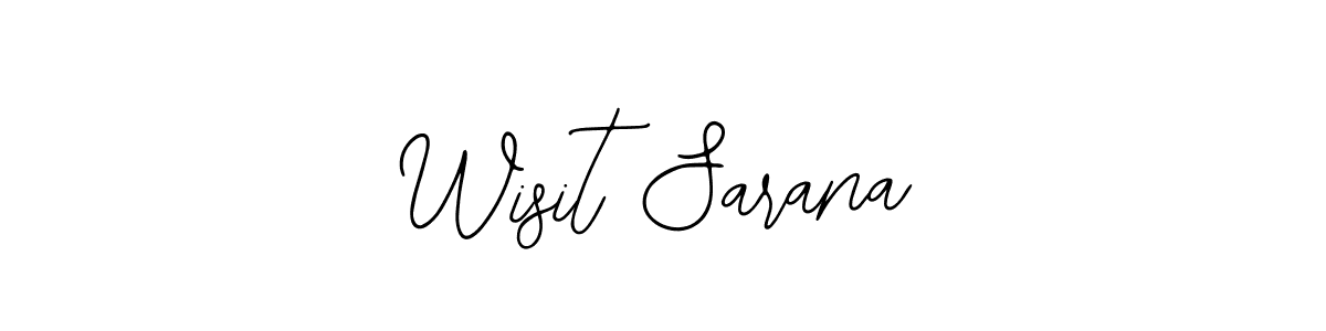 Design your own signature with our free online signature maker. With this signature software, you can create a handwritten (Bearetta-2O07w) signature for name Wisit Sarana. Wisit Sarana signature style 12 images and pictures png