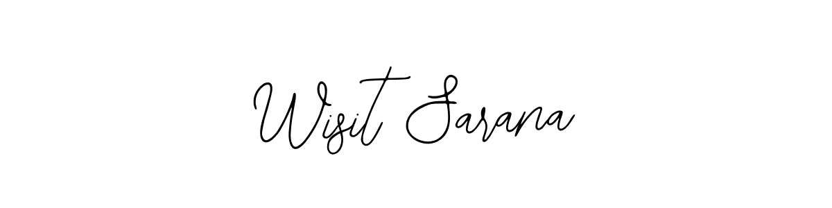 if you are searching for the best signature style for your name Wisit Sarana. so please give up your signature search. here we have designed multiple signature styles  using Bearetta-2O07w. Wisit Sarana signature style 12 images and pictures png
