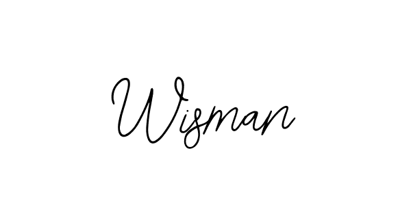 Use a signature maker to create a handwritten signature online. With this signature software, you can design (Bearetta-2O07w) your own signature for name Wisman. Wisman signature style 12 images and pictures png