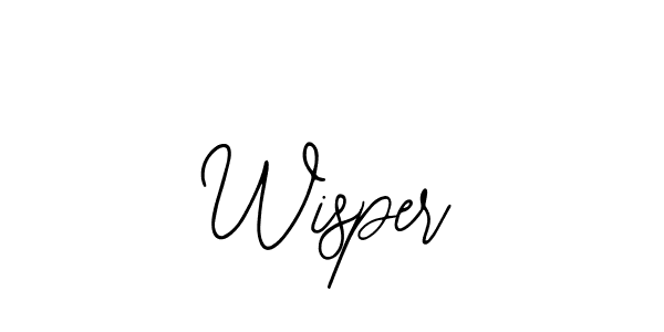 Design your own signature with our free online signature maker. With this signature software, you can create a handwritten (Bearetta-2O07w) signature for name Wisper. Wisper signature style 12 images and pictures png