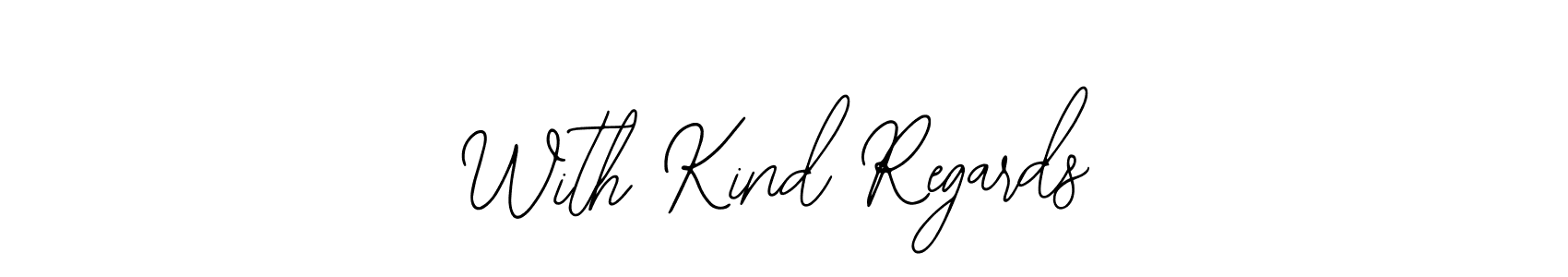 Use a signature maker to create a handwritten signature online. With this signature software, you can design (Bearetta-2O07w) your own signature for name With Kind Regards. With Kind Regards signature style 12 images and pictures png
