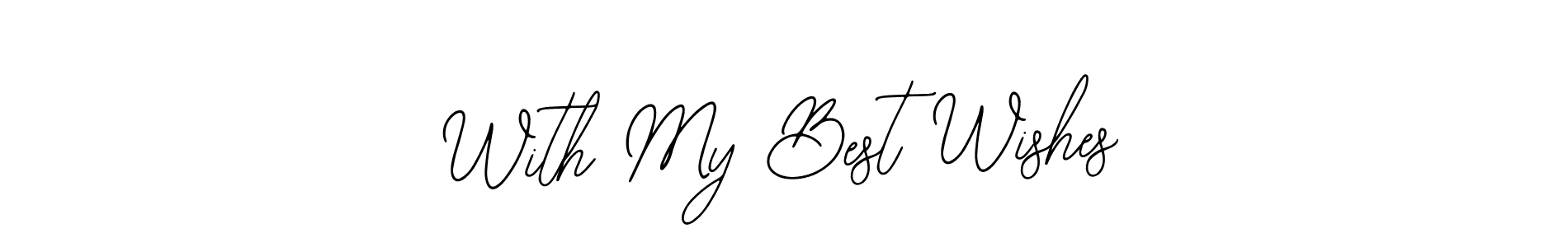 How to make With My Best Wishes name signature. Use Bearetta-2O07w style for creating short signs online. This is the latest handwritten sign. With My Best Wishes signature style 12 images and pictures png