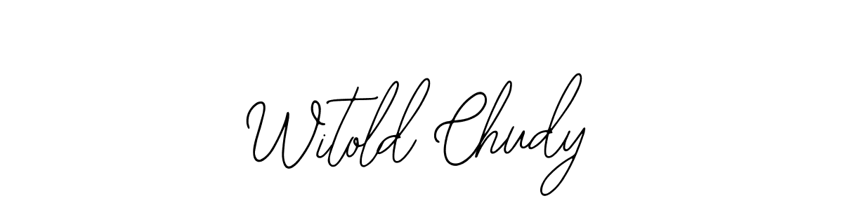 How to make Witold Chudy name signature. Use Bearetta-2O07w style for creating short signs online. This is the latest handwritten sign. Witold Chudy signature style 12 images and pictures png