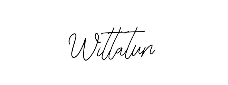 Similarly Bearetta-2O07w is the best handwritten signature design. Signature creator online .You can use it as an online autograph creator for name Wittatun. Wittatun signature style 12 images and pictures png