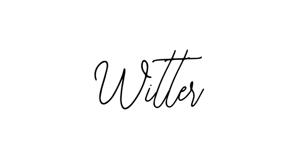 Create a beautiful signature design for name Witter. With this signature (Bearetta-2O07w) fonts, you can make a handwritten signature for free. Witter signature style 12 images and pictures png