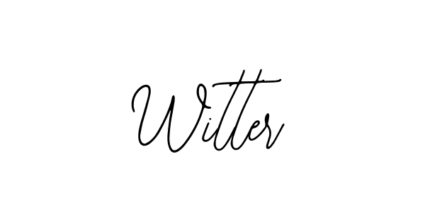 Make a beautiful signature design for name Witter. Use this online signature maker to create a handwritten signature for free. Witter signature style 12 images and pictures png