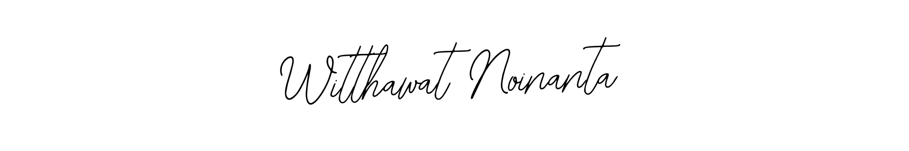Bearetta-2O07w is a professional signature style that is perfect for those who want to add a touch of class to their signature. It is also a great choice for those who want to make their signature more unique. Get Witthawat Noinanta name to fancy signature for free. Witthawat Noinanta signature style 12 images and pictures png