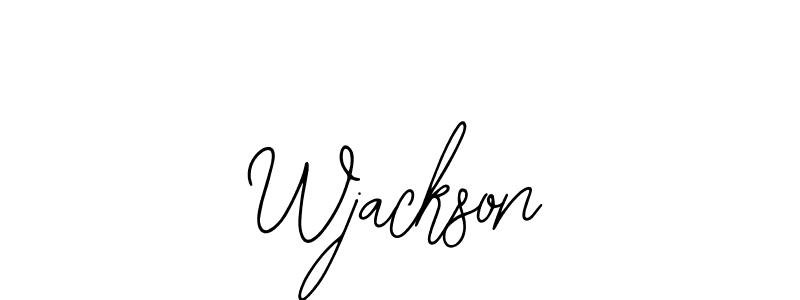 You should practise on your own different ways (Bearetta-2O07w) to write your name (Wjackson) in signature. don't let someone else do it for you. Wjackson signature style 12 images and pictures png